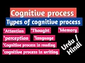 Cognitive process in psycholinguistics Types of cognitive process