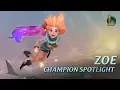 Zoe Champion Spotlight Gameplay - League of Legends