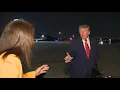 Trump addresses secret plane switch amid Iranian assassination threat