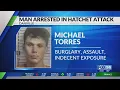 Pantless man looking for peace accused of attacking Danville man with hatchet