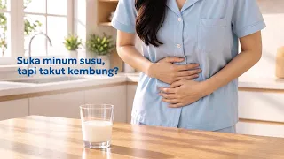 Suka kembung setiap habis minum susu sapi? Tenang, ada MilkLife Lactose Free!