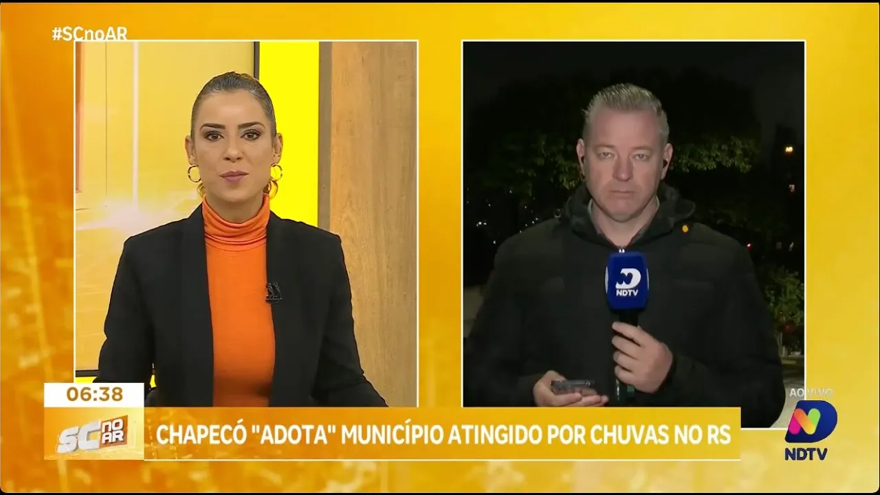 Chapecó "adota'" município atingindo por chuvas no RS