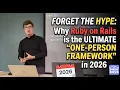 Is Ruby Dead Absolutely Not Why I Use Ruby and Rails in 2026