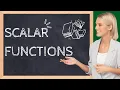 How to use Scalar Functions User Defined Functions Part - 02