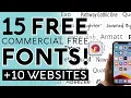 15 FREE Fonts For Print On Demand Websites to Find Commercial-Free Fonts Amazon Merch Redbubble