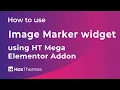 How to use Image Marker Widget using HT Mega Elementor Addon Part 6