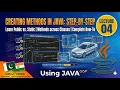 How to Create Methods in Java Public Method and Static Method Methods using Multiple Classes