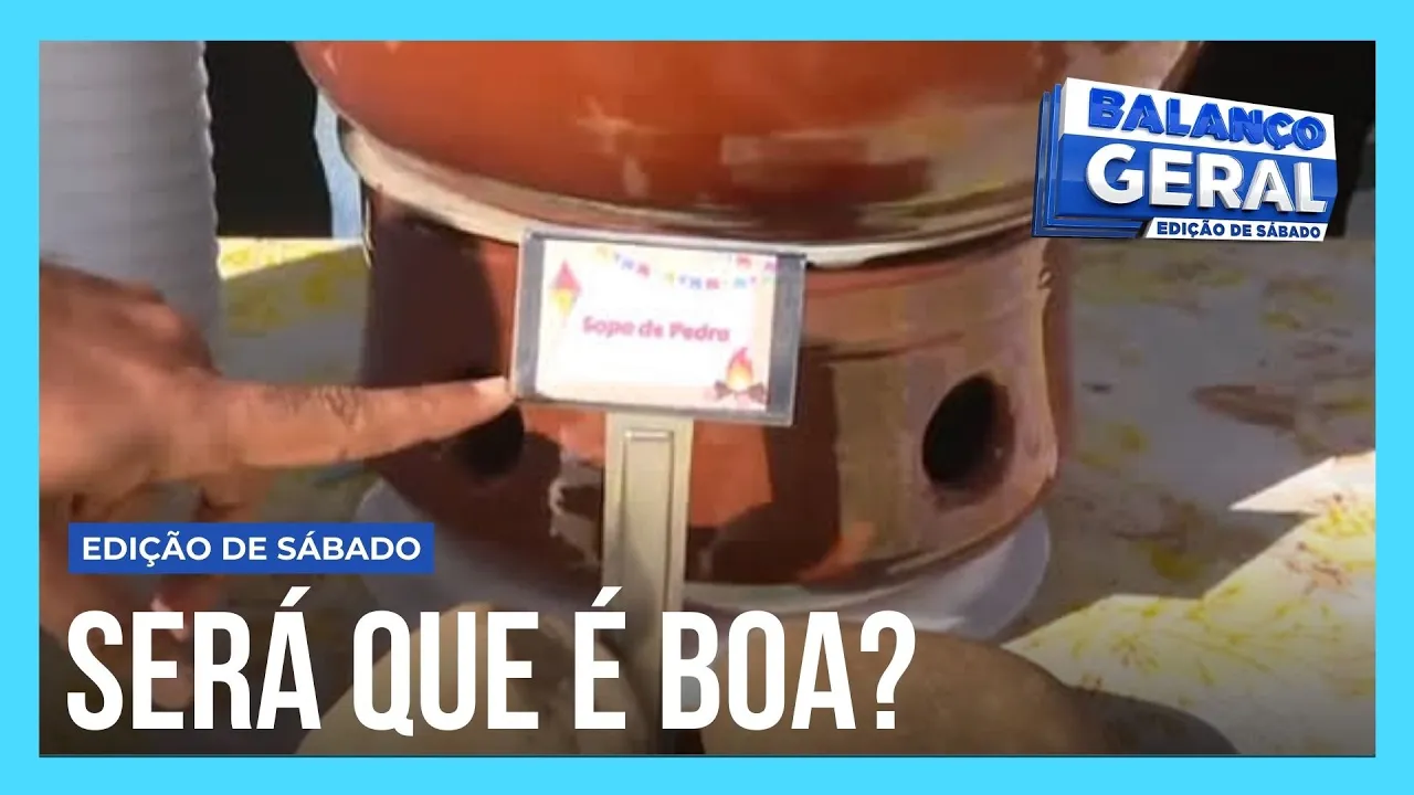 Sopa de pedra? Balanço Geral mostra a receita dessa iguaria lendária