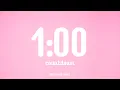 1 Minute Timer Pink With Soft Bell