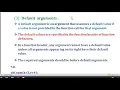 Default Argument in Python Class XII CBSE