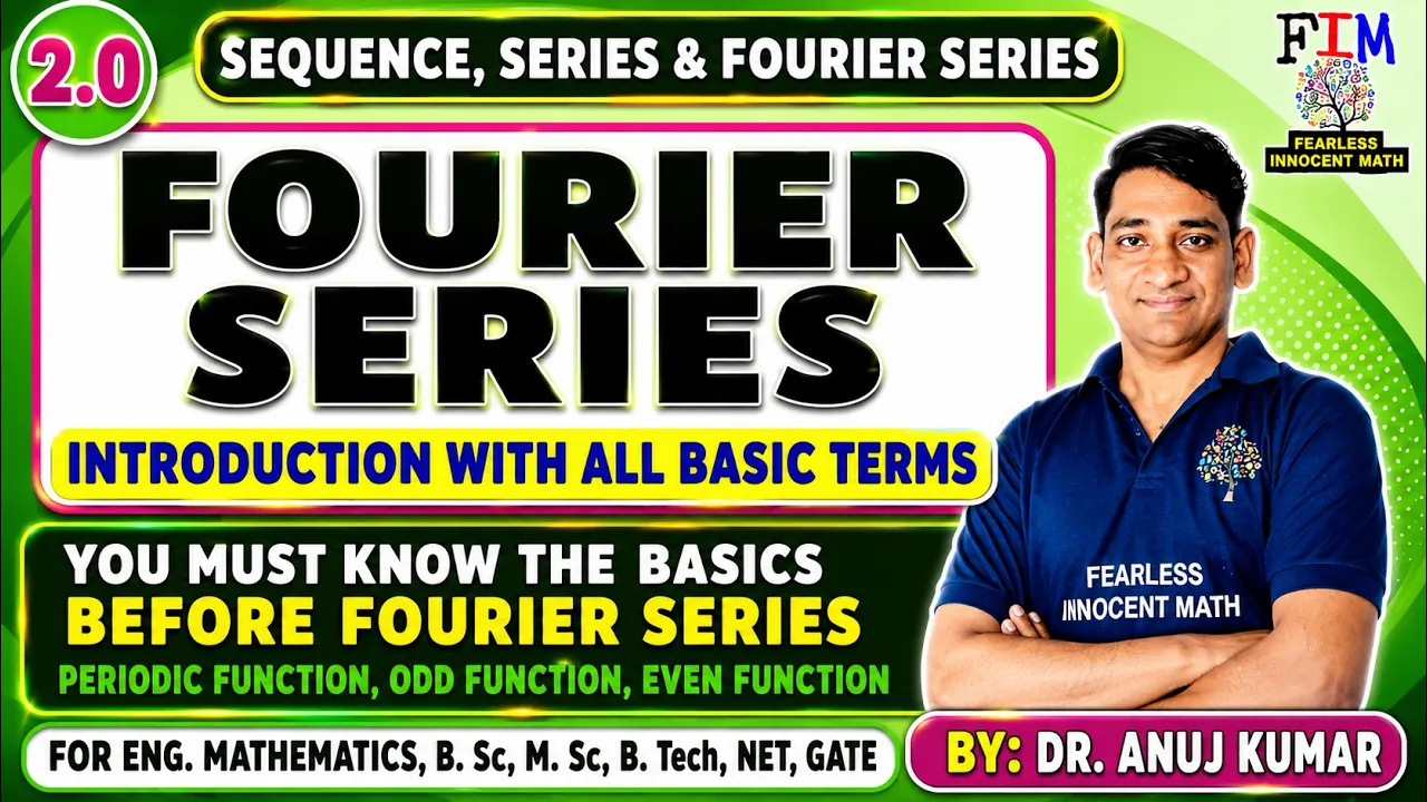 L-5 FOURIER SERIES BASICS | FOURIER SERIES FOR EVEN AND ODD FUCNTION | FOURIER SERIES FORMULA