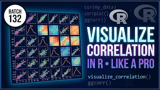 Batch 132 How to create correlation plots in R with psych Package