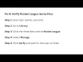 How to Fix Rocket League Error 0 - Epic Online Services Connection Problem