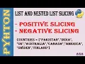 list slicing nested list slicing python tutorial for beginners