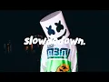 Kane Brown - Miles On It ft. Marshmello (slowed)