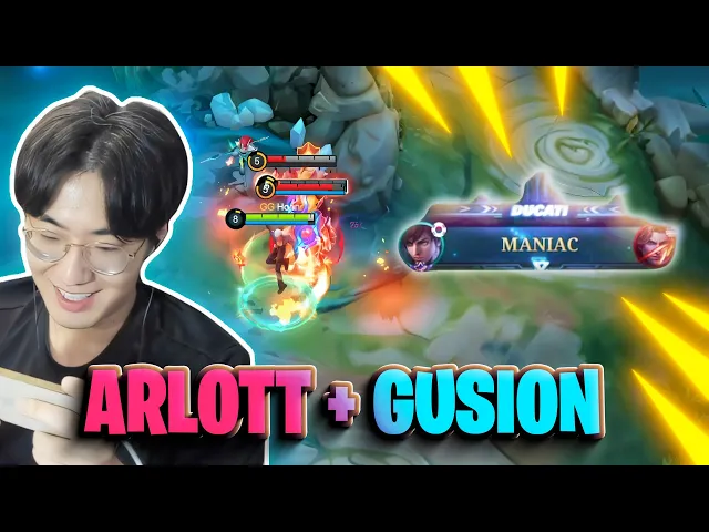 Download MP3 ARLOTT is deadly combo with Gusion | Mobile Legends