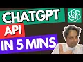 Get started with OpenAI ChatGPT python APIs 2023 tutorial