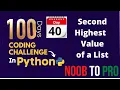 Day 40 100 Days Coding Challenge in Python
