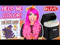 LIVE Cozy Halloween Coloring Party Help Me Color The Boo Crew Coloring Book