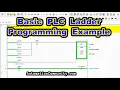 Basic PLC Ladder Programming Examples with Counters - Free Course