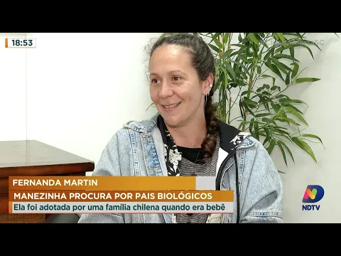 Após 40 anos de adoção e longe do Brasil, manézinha busca família biológica