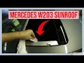 Download Lagu Mercedes W203 sunroof clean \u0026 lubricant
