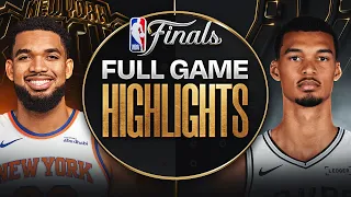 Game Recap: New York Knicks, 105, San Antonio Spurs 104