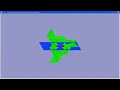 Colorful Mandala with 120 Degree Angles Solfeggio Bell Frequency 528 Hz