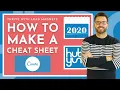 How to create a cheat sheet using Canva 2020