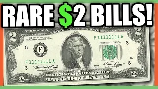2 DOLLAR BILLS WORTH MONEY - RARE MONEY TO LOOK FOR IN CIRCULATION