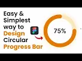 How to Design Circle Progress Bar in Figma Circular Progress Bar