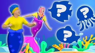 Teka-teki Ikan! Belajar dengan Duyung Kecil | D Billions Lagu Anak-Anak