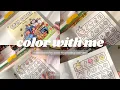 color with me cozy cuties by coco wyo using crayons coloring