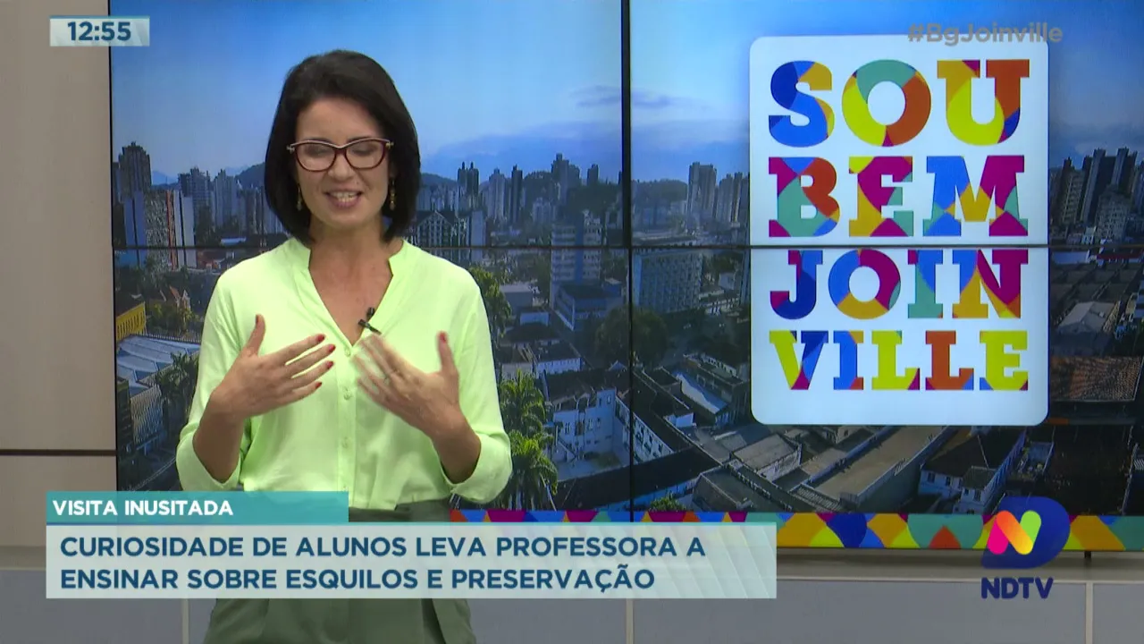 Visita inusitada: Curiosidade de alunos leva professora a ensinar sobre esquilos e preservação