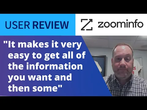 Thumbnail for Product Review: ZoomInfo Gets Customer Data & Leads Onto The Desk of Sales Faster & Easier