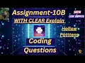 Assignment 10b coding Questions CCBP NxtWave CCBP 4 0 YouTube