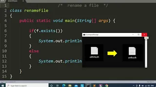 java program to rename a file Learn Coding