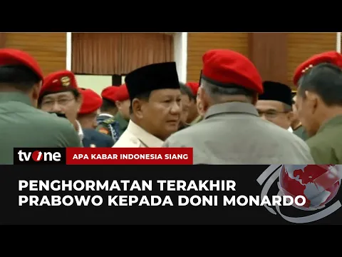 Prabowo beri Penghormatan Terakhir kepada Doni Monardo