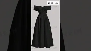 فساتين باللون الأسود من شي ان 