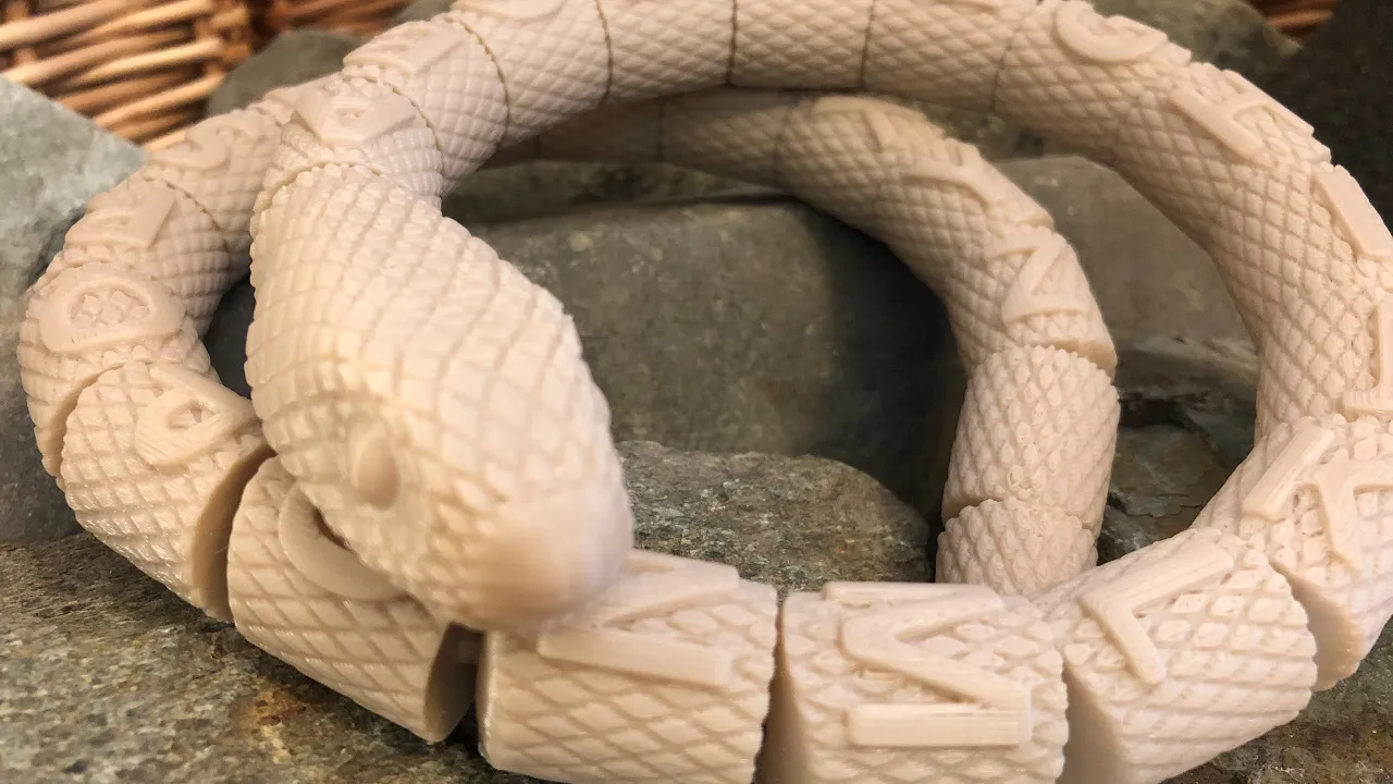 Custom Snake Letter Segments