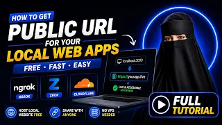 How to Get a Public URL for Localhost FREE Ngrok vs Zrok vs Cloudflare Tunnel
