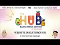 Basic Needs Website Walkthrough American Sign Language