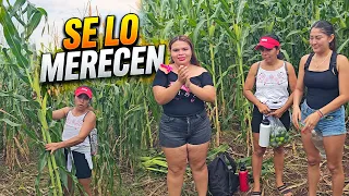 El AMADO🥰 de Lesli nos regaló elotes para cocer.