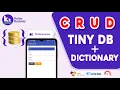 CRUD Tiny DB Dictionary - Kodular MIT App Inventor Appybuilder Thunkable