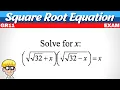 4g Square root equations gr 11 Try