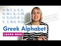 Modern Greek Alphabet - CORRECT Pronunciation Learn it Now Fast and Easy