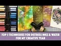 Download Lagu Top 5 Techniques for Distress Inks \u0026 Water for My Creative Year