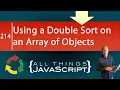Using a Double Sort on an Array of Objects