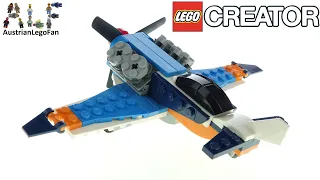 LEGO Creator 31099 Propeller Plane - Lego Speed Build Review