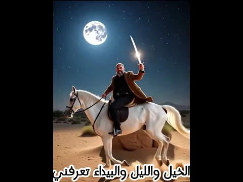 #shorts فالخيل والليل والبيداء تعرفني - من قصيدة المتنبي ، بطريقة واقعية لعمل فيديوهات تعليمية